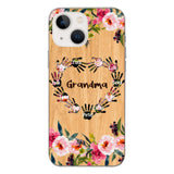 Personalized Grandma Kid Phone Case Printed 22APR-DT04