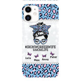 Personalized Ironworkerwife & Momlife Phone Case Printed 22APR-HC01
