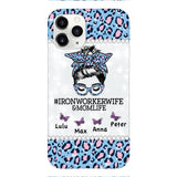 Personalized Ironworkerwife & Momlife Phone Case Printed 22APR-HC01