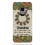 Personalized Grandma Kid Phone Case Printed 22APR-MQ04