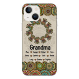 Personalized Grandma Kid Phone Case Printed 22APR-MQ04