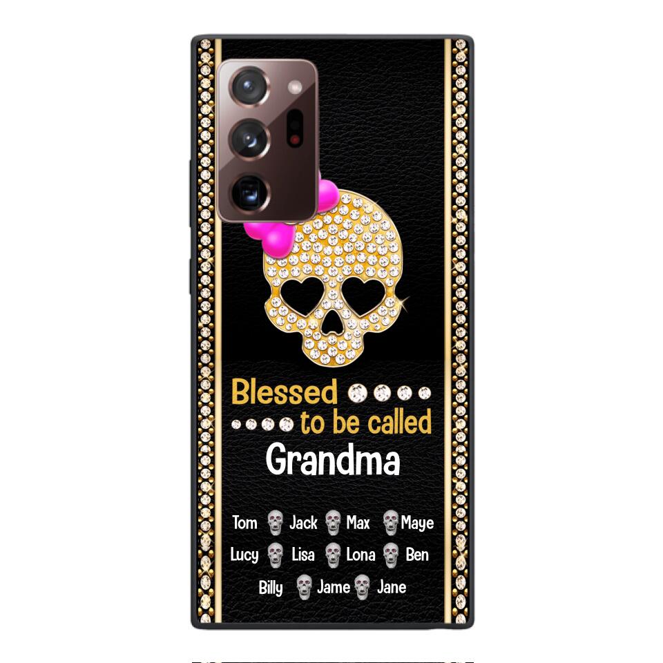 Personalized Grandma Skull Phone Case Printed V3Q 0504