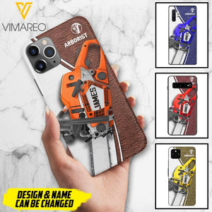 Personalized Arborist Phonecase Printed 22APR-LN05
