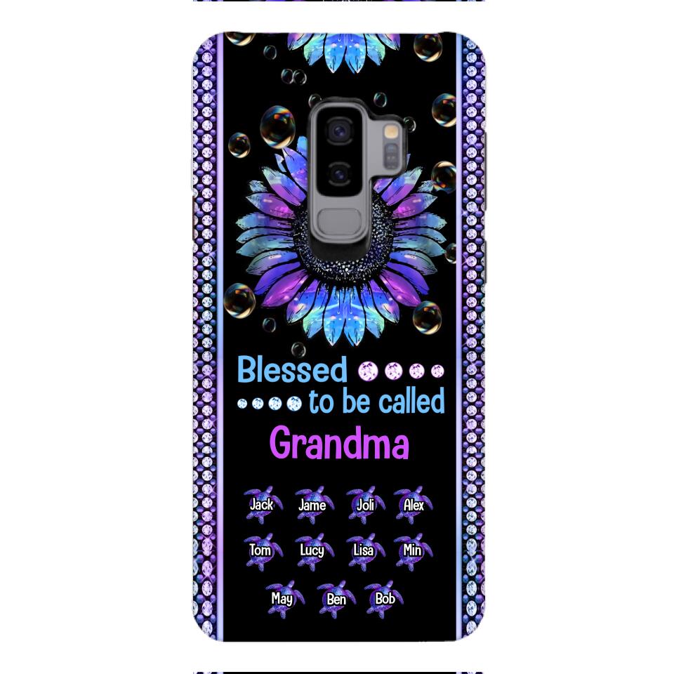 Personalized Grandma Kid Turtle Phone Case Printed V3Q 0604
