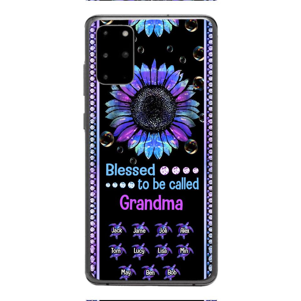 Personalized Grandma Kid Turtle Phone Case Printed V3Q 0604