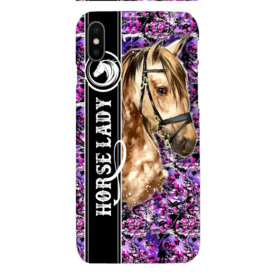 PERSONALIZED HORSE LADY PHONECASE QTTQ0704