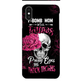 Personalized F Bomb Mom With Tattoos Phone Case Printed M3Q 0704