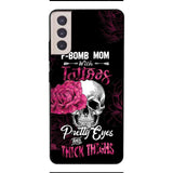 Personalized F Bomb Mom With Tattoos Phone Case Printed M3Q 0704