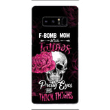 Personalized F Bomb Mom With Tattoos Phone Case Printed M3Q 0704