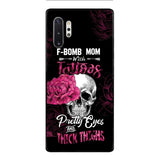 Personalized F Bomb Mom With Tattoos Phone Case Printed M3Q 0704