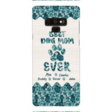 Personalized Best Dog Mom Phone Case Printed 3C 0704