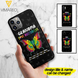 Personalized Grandma Kid Butterflys Phone Case Printed 3N 0804
