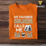 Personalized My Favorite British Soldier Calls Me Mom Tshirt Printed 22APR-MQ08