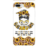 Personalized Grandma Kid Sunflower Phone Case Printed T3Q 0804