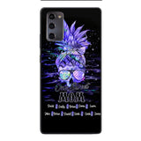 Personalized Mom Skull Phone Case Printed 3N 1504