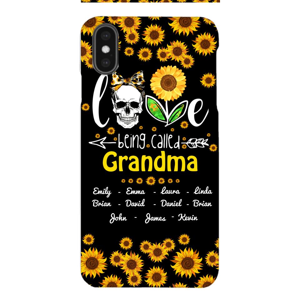 Personalized Love being called Grandma Phone Case Printed 3T 1504