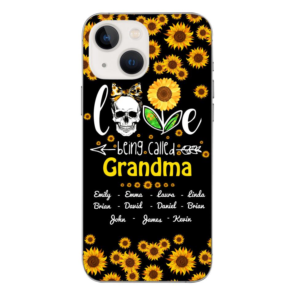 Personalized Love being called Grandma Phone Case Printed 3T 1504