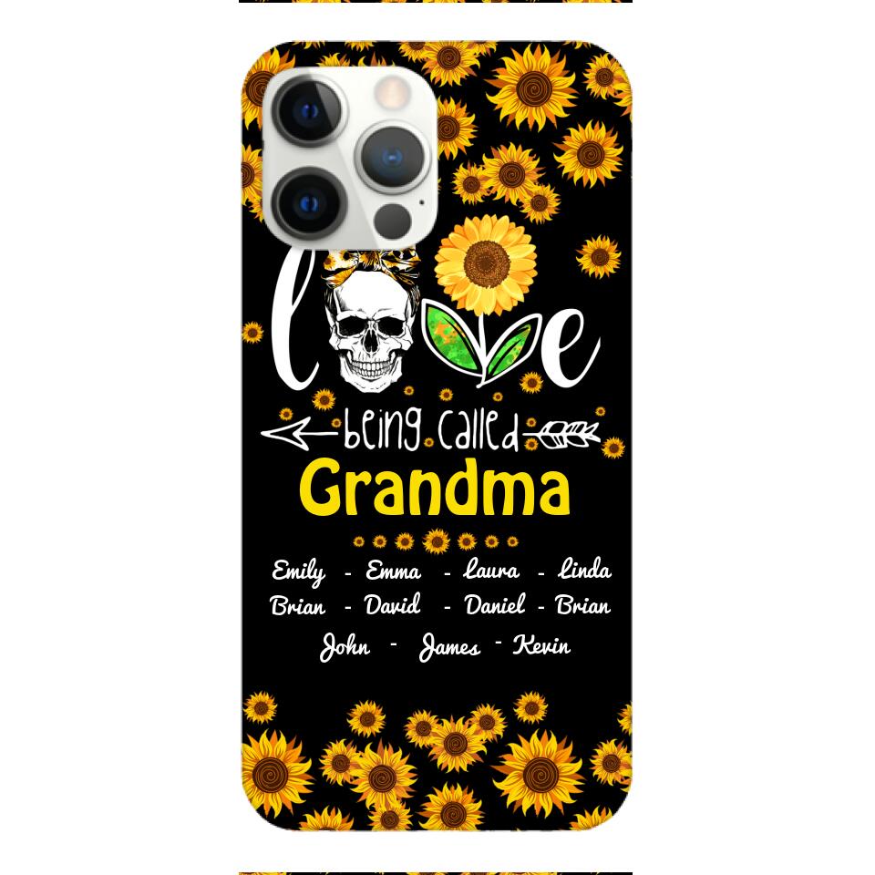Personalized Love being called Grandma Phone Case Printed 3T 1504