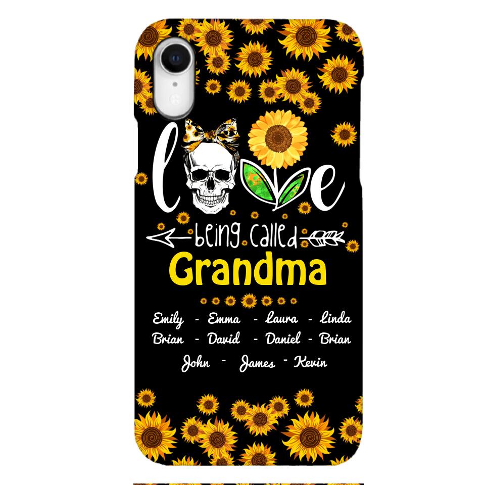 Personalized Love being called Grandma Phone Case Printed 3T 1504