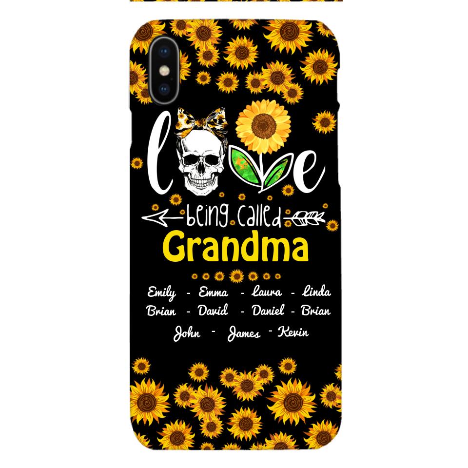 Personalized Love being called Grandma Phone Case Printed 3T 1504