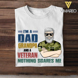 Personalized Swedish Veterans Dad Grandpa Tshirt Printed 22APR-LN15