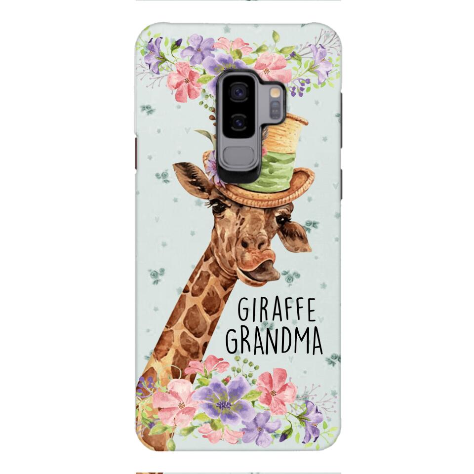 PERSONALIZED GIRAFFE GRANDMA PHONECASE QTVQ1604