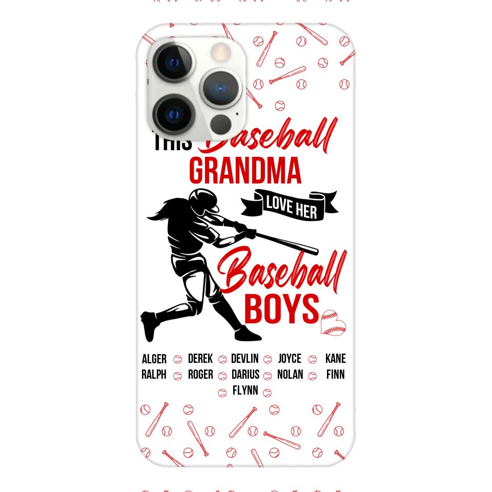 Personalized This Baseball Grandma Phone Case Printed 3T 1804