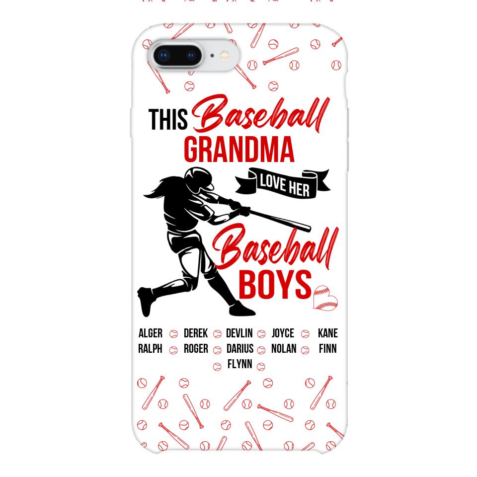 Personalized This Baseball Grandma Phone Case Printed 3T 1804