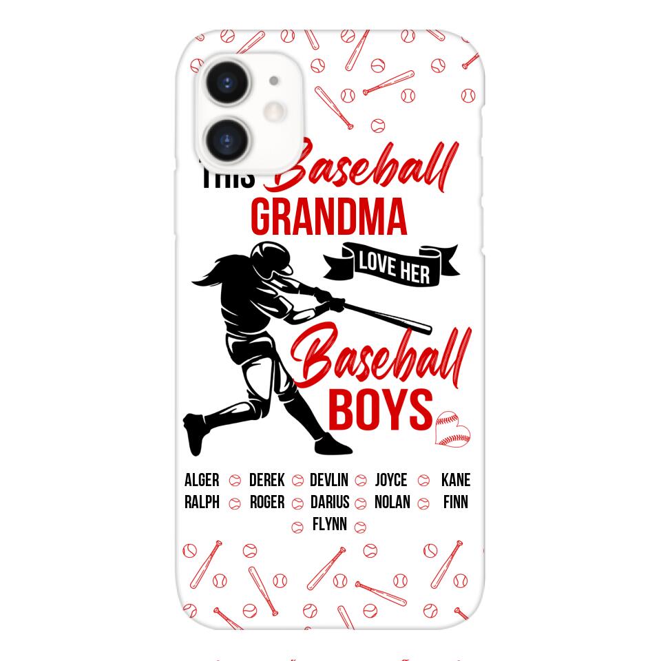 Personalized This Baseball Grandma Phone Case Printed 3T 1804