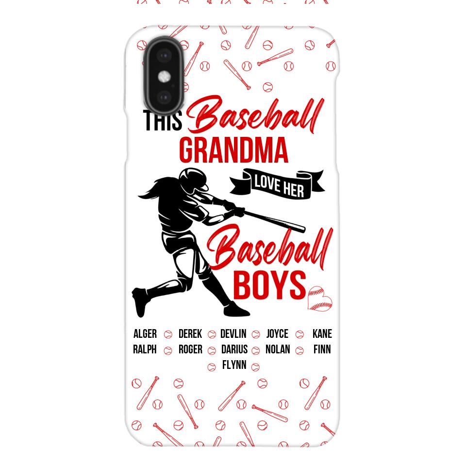 Personalized This Baseball Grandma Phone Case Printed 3T 1804