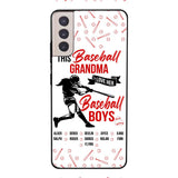 Personalized This Baseball Grandma Phone Case Printed 3T 1804
