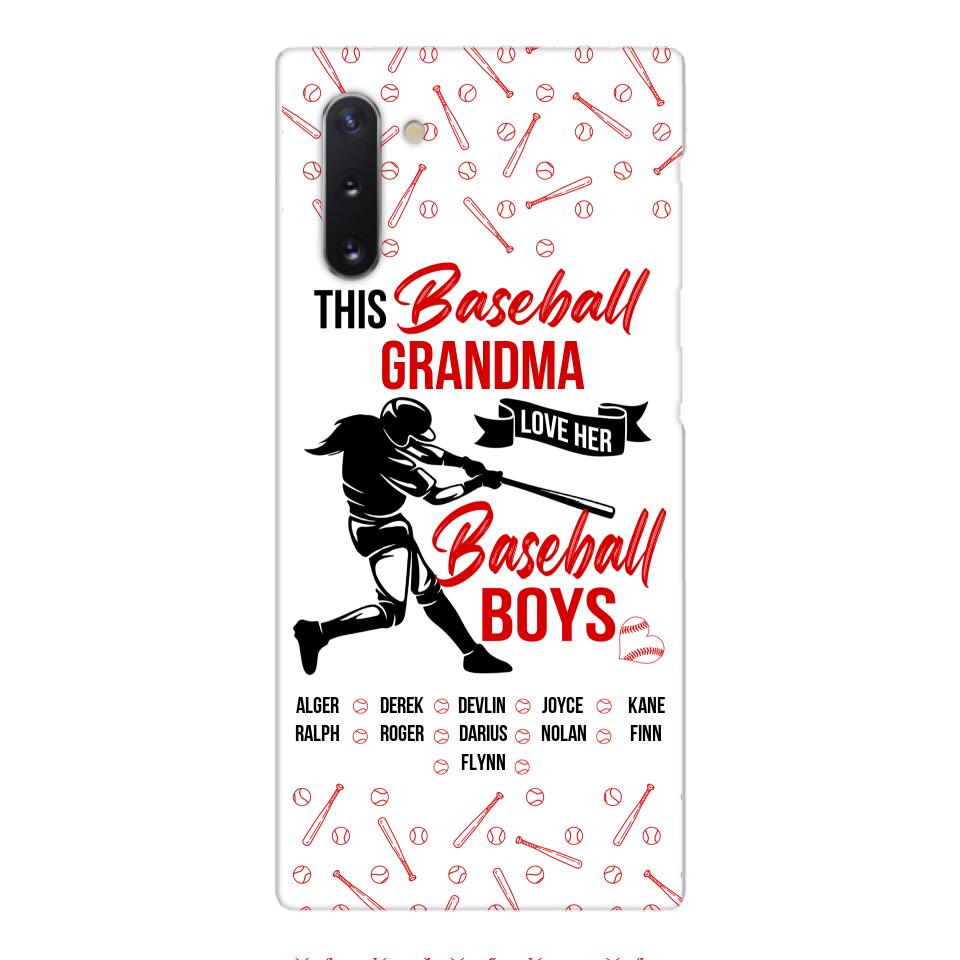 Personalized This Baseball Grandma Phone Case Printed 3T 1804