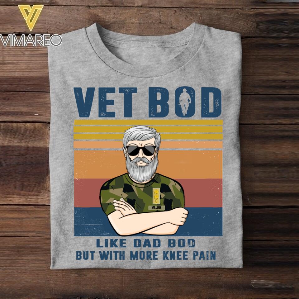Personalized Swedish Vet Bod Camo Tshirt Printed 22APR-LN18