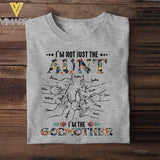 PERSONALIZED I'M NOT JUST THE AUNT I'M THE GODMOTHER TSHIRT QTDT1904
