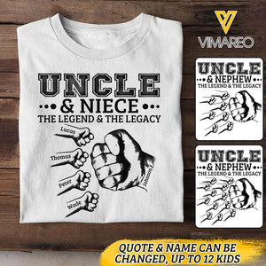 Personalized Uncle Kid Tshirt Printed 22APR-DT19
