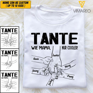 PERSONALIZED TANTE WIE MAMA NUR COOLER TSHIRT QTVQ1904