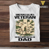 PERSONALIZED SOME PEOPLE CALL ME A CANADIAN VETERAN THE MOST IMPORTANT CALL ME DAD TSHIRT QTVQ2304