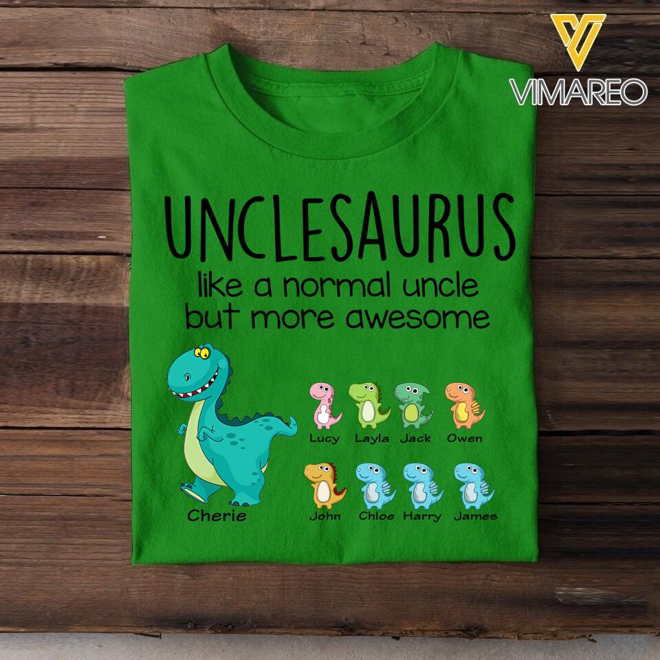 Personalized Unclesaurus Tshirt Printed 22APR-HC25
