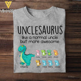 Personalized Unclesaurus Tshirt Printed 22APR-HC25