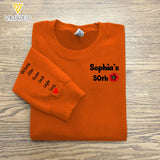 PERSONALIZED GIFT FOR GRANDMA BIRTHDAY KID NAME SWEATSHIRT PRINTED QTTN2604