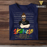 PERSONALIZED SKUNCLE LIKE A REGULAR UNCLE BUT MORE CHILL TSHIRT QTDT2604