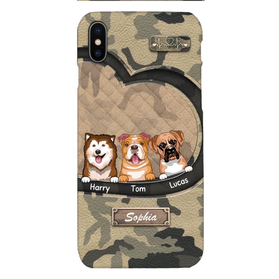 Personalized Dog Lover Phone Case Printed 22APR-HQ26