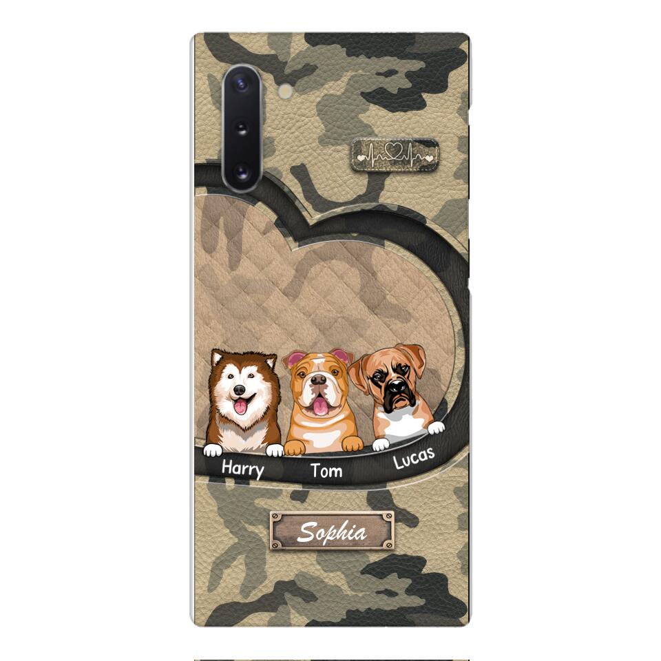 Personalized Dog Lover Phone Case Printed 22APR-HQ26