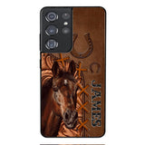 Personalized Horse Lady Horse Dad Horse Lovers Phonecase Mother's day gift Father's Day Gifts
