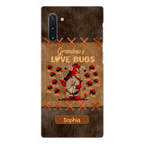 Personalized Grandma's Love Bugs Phone Case Printed 22APR-LN28