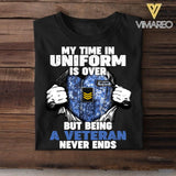 Personalized Netherland Veterans/Soldier Tshirt Printed 22APR-DT29