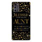 PERSONALIZED BLESSED TO BE CALLED GRANDMA KID NAME PHONECASE QTDT2904