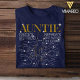 PERSONALIZED AUNTIE NIECE'S BEST FRIEND NEPHEW'S BEST PARTNER IN CRIME KID NAME TSHIRT QTDT0405