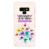 PERSONALIZED BLESSED TO BE CALLED GRANDMA HAND KID NAME PHONECASE QTTN0505