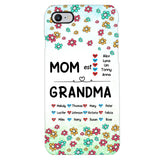 PERSONALIZED MOM GRANDMA KID NAME WITH YEAR OF BIRTH PHONECASE QTDT0605
